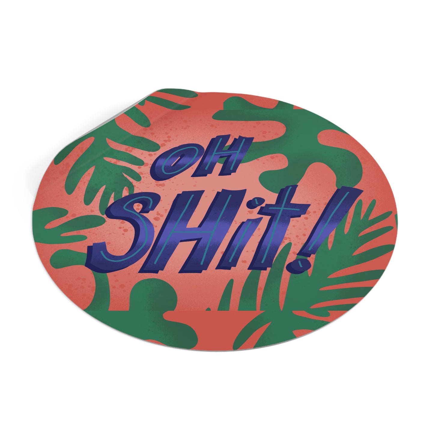 Oh Shit Sticker for Water bottle, Laptop | Pandemic Humor Funny Gift | I'm a Mess | Swear