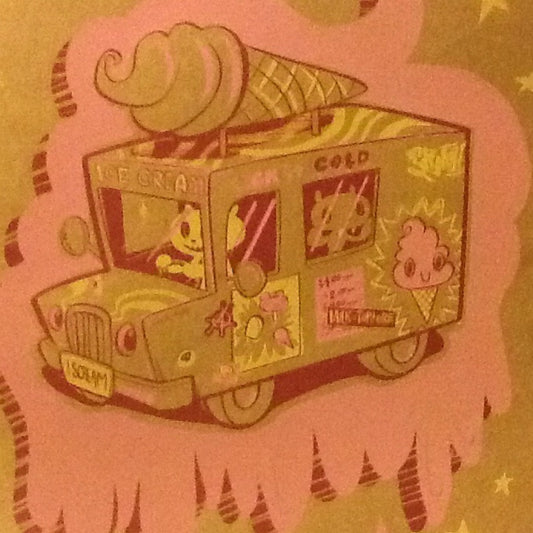 I Scream Truck Print: SALE (-$5)