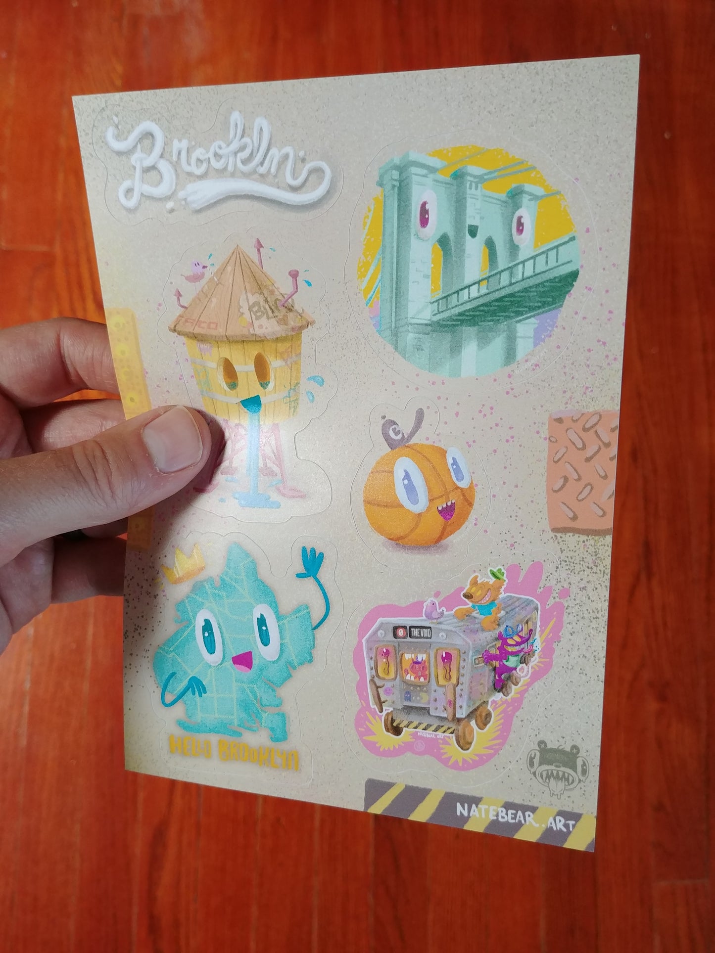 Happy Brooklyn - City Sticker Sheet
