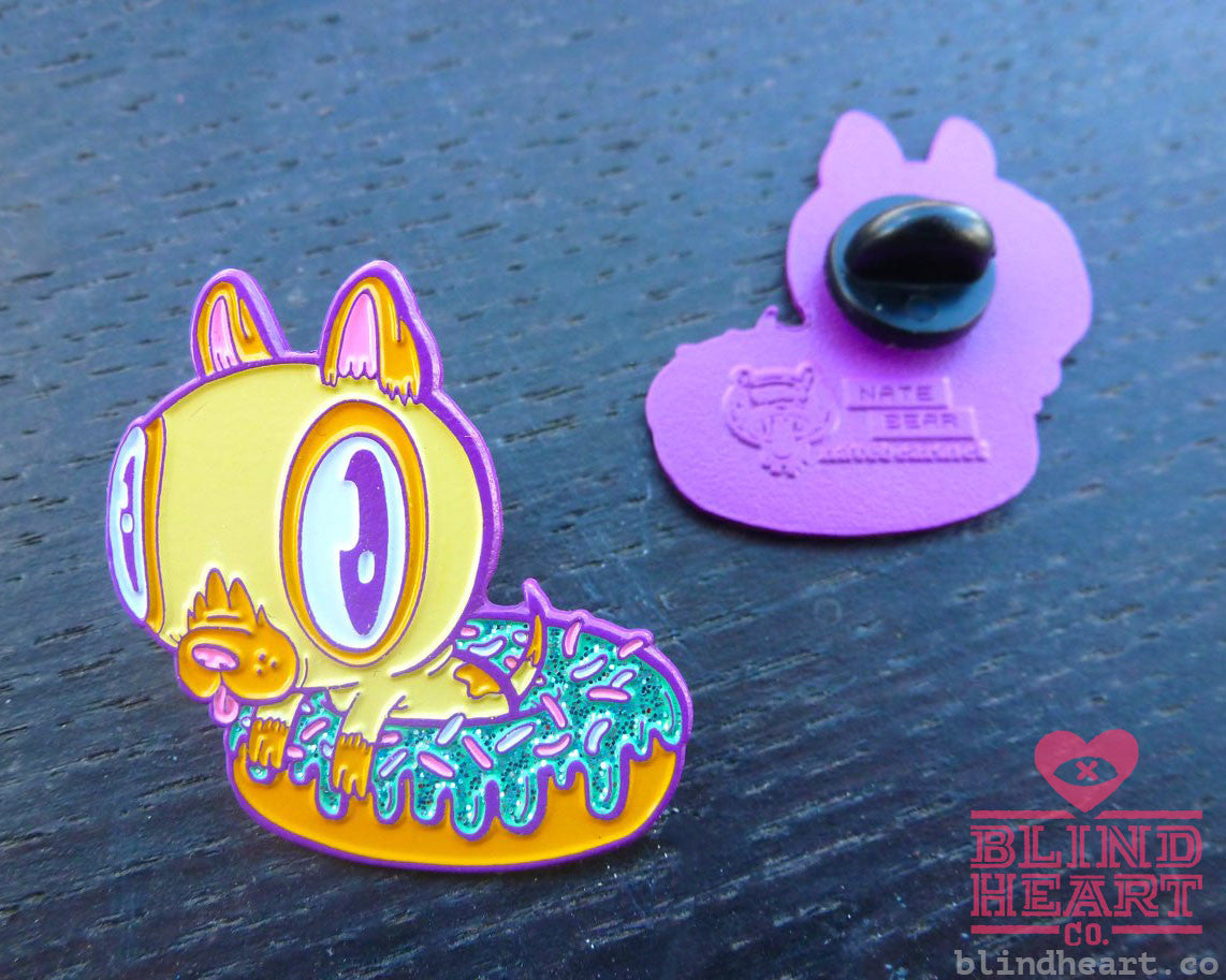 Puppy Donut - Enamel Lapel Pin