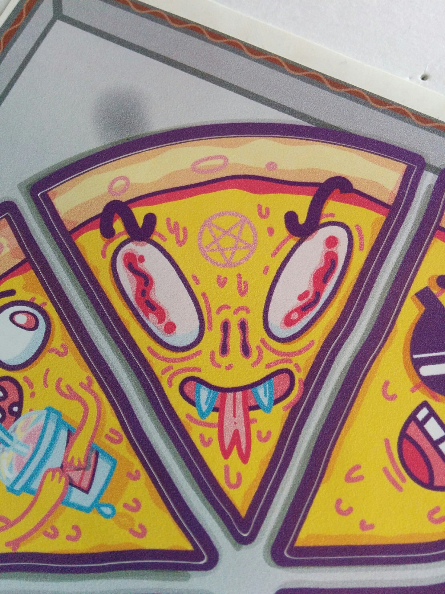 Pizza Pals - Pizza Pie Faces Sticker Sheet