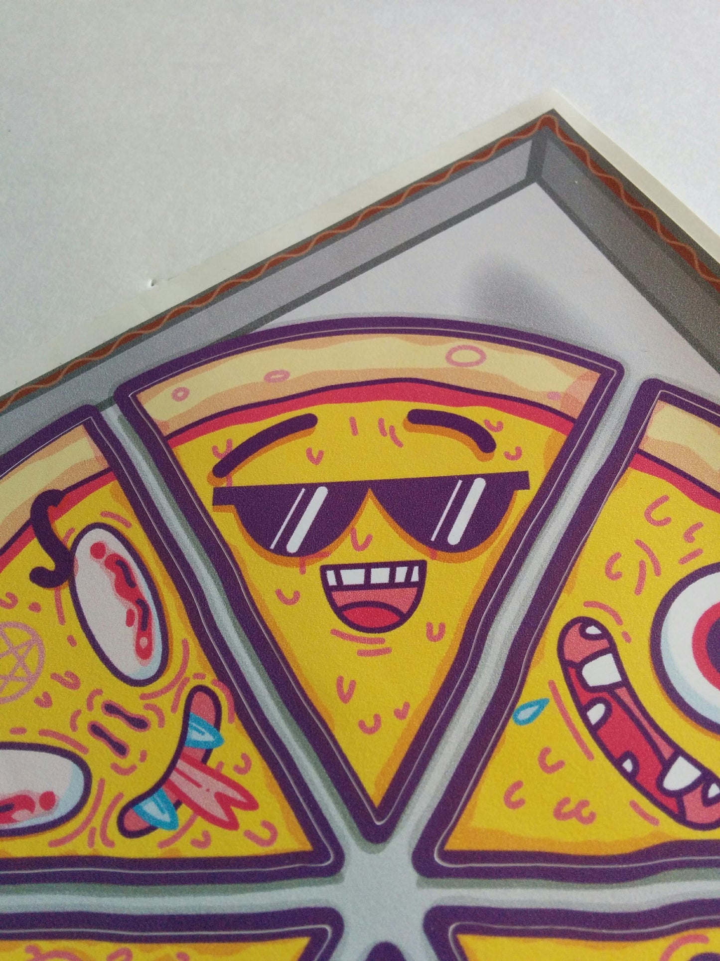 Pizza Pals - Pizza Pie Faces Sticker Sheet