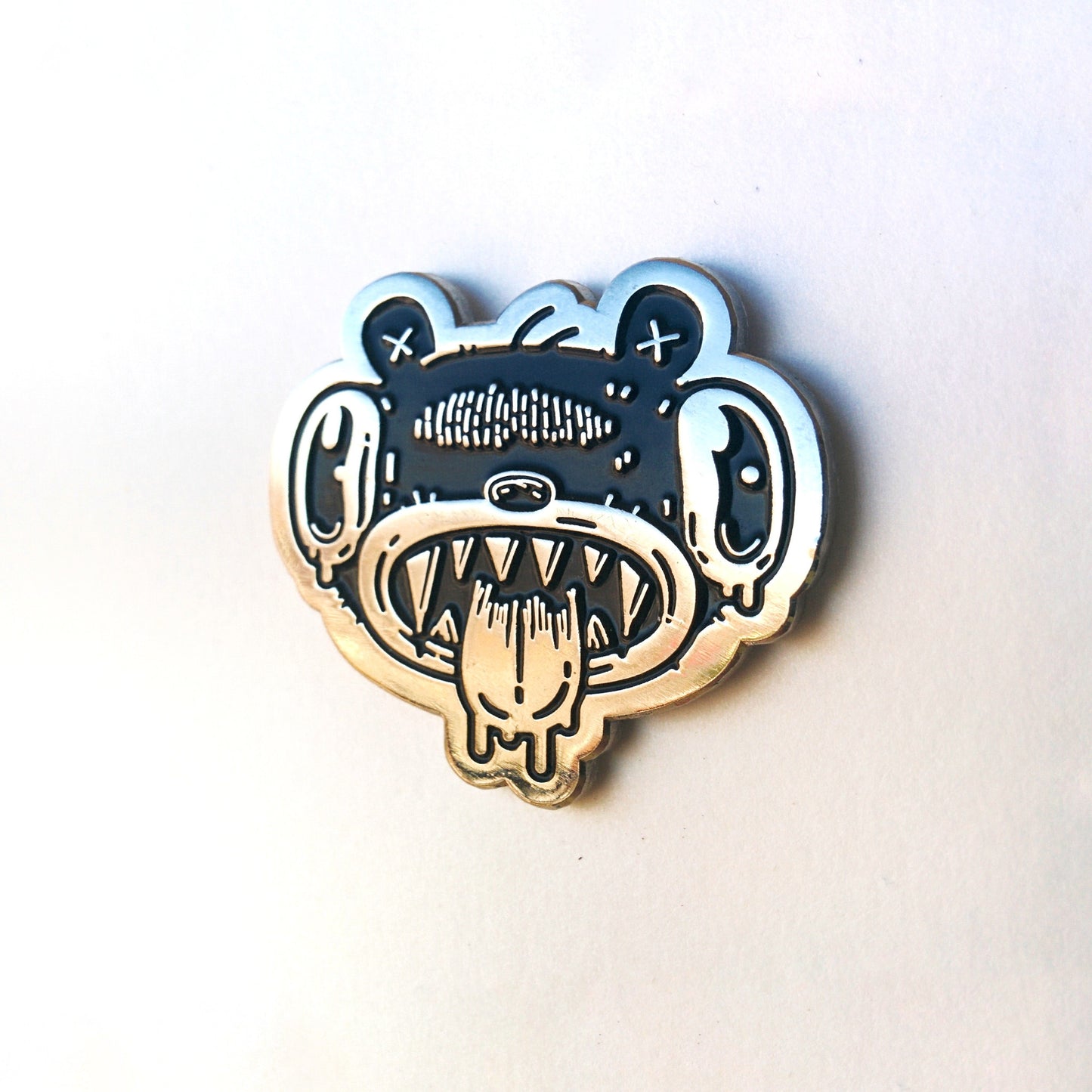 Noodle Bear Enamel Pin