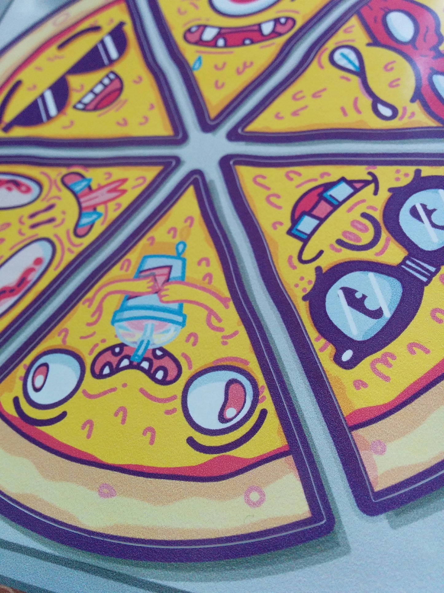 Pizza Pals - Pizza Pie Faces Sticker Sheet