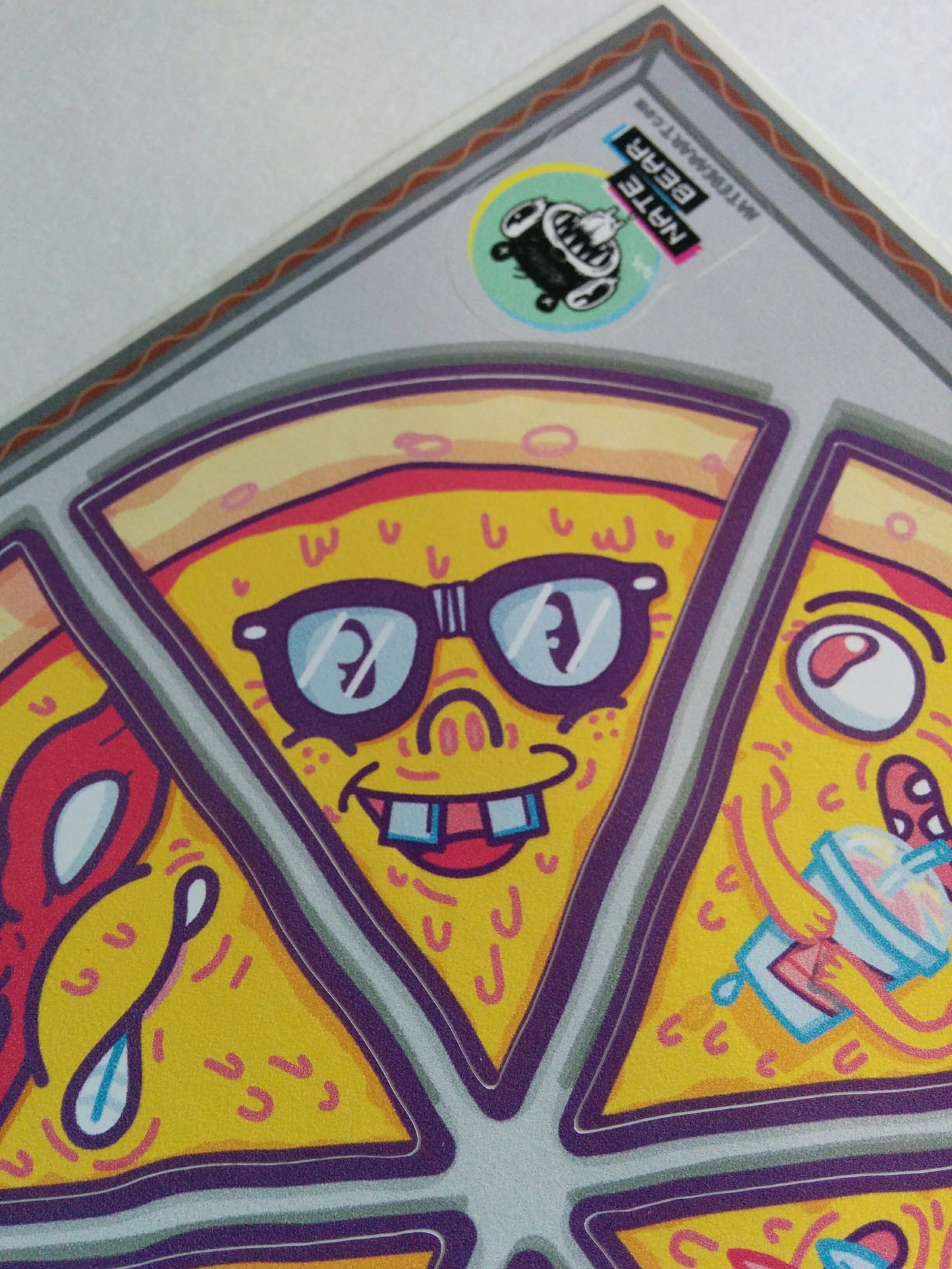 Pizza Pals - Pizza Pie Faces Sticker Sheet