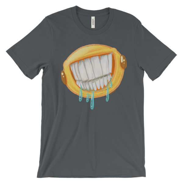 Am I Smiling Enough For You? - Emoji Unisex short sleeve t-shirt