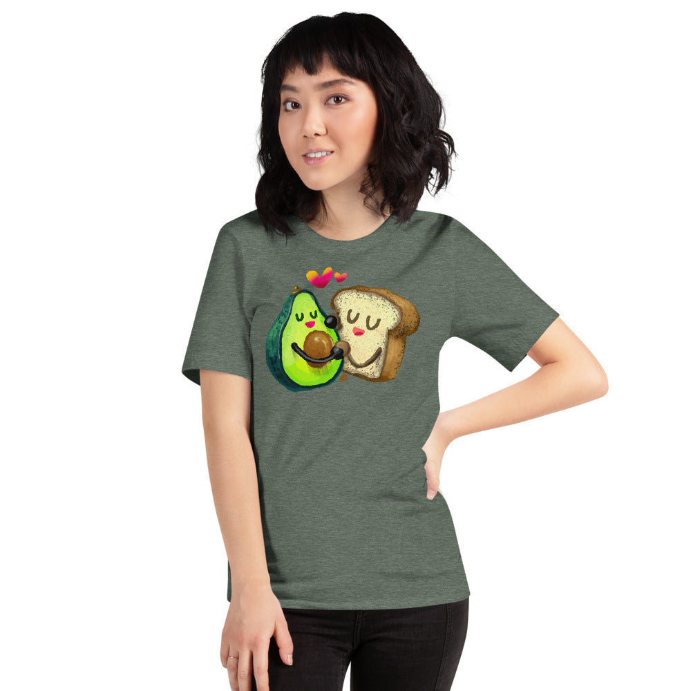Avocado Toast Love - Short-Sleeve Unisex T-Shirt