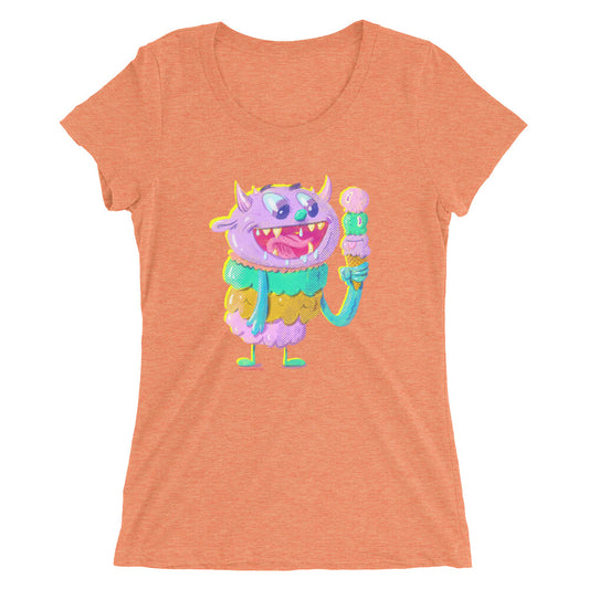 Ice Cream Monster - Ladies' short sleeve t-shirt