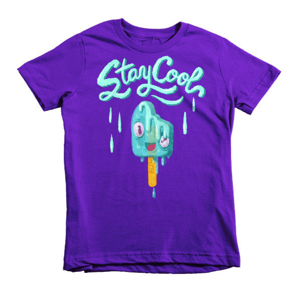 Stay Cool (Melting Popsicle) - Short sleeve kids t-shirt