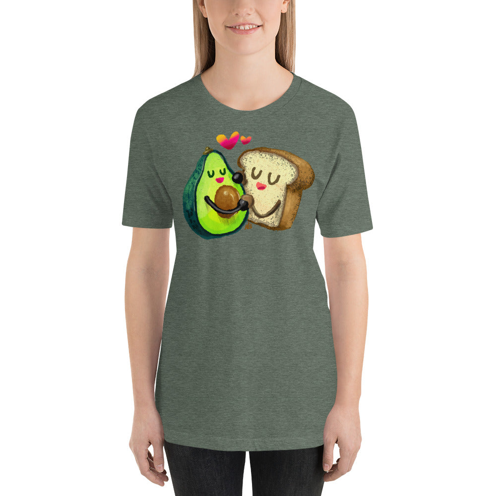 Avocado Toast Love - Short-Sleeve Unisex T-Shirt