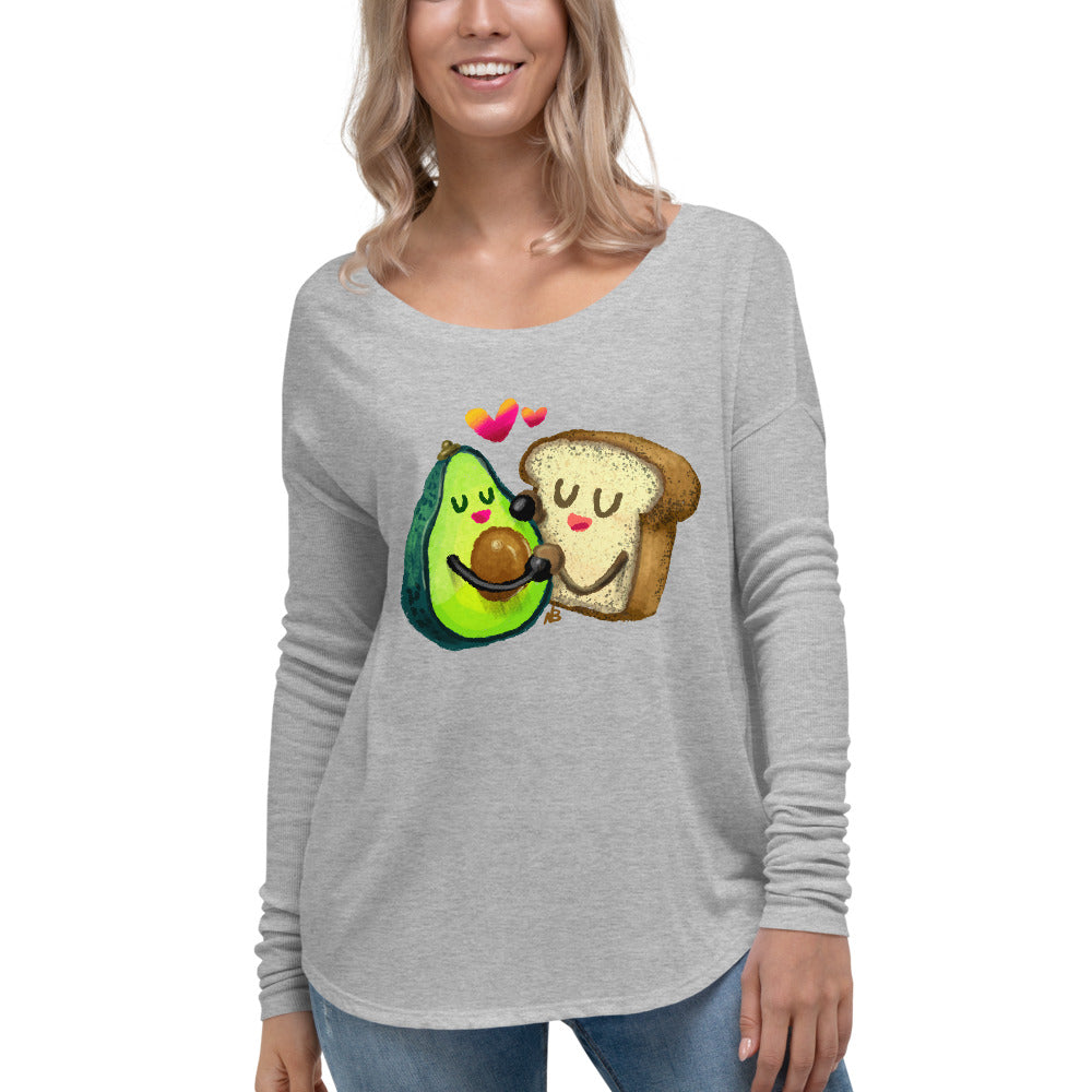 Avocado Toast - Ladies' Long Sleeve Tee