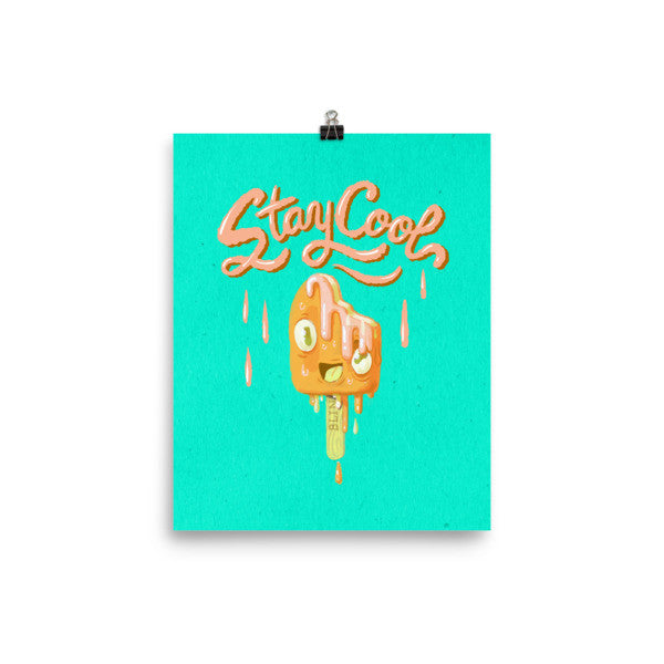Stay Cool Popsicle (Orange Cream Variant) - Poster