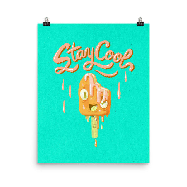 Stay Cool Popsicle (Orange Cream Variant) - Poster