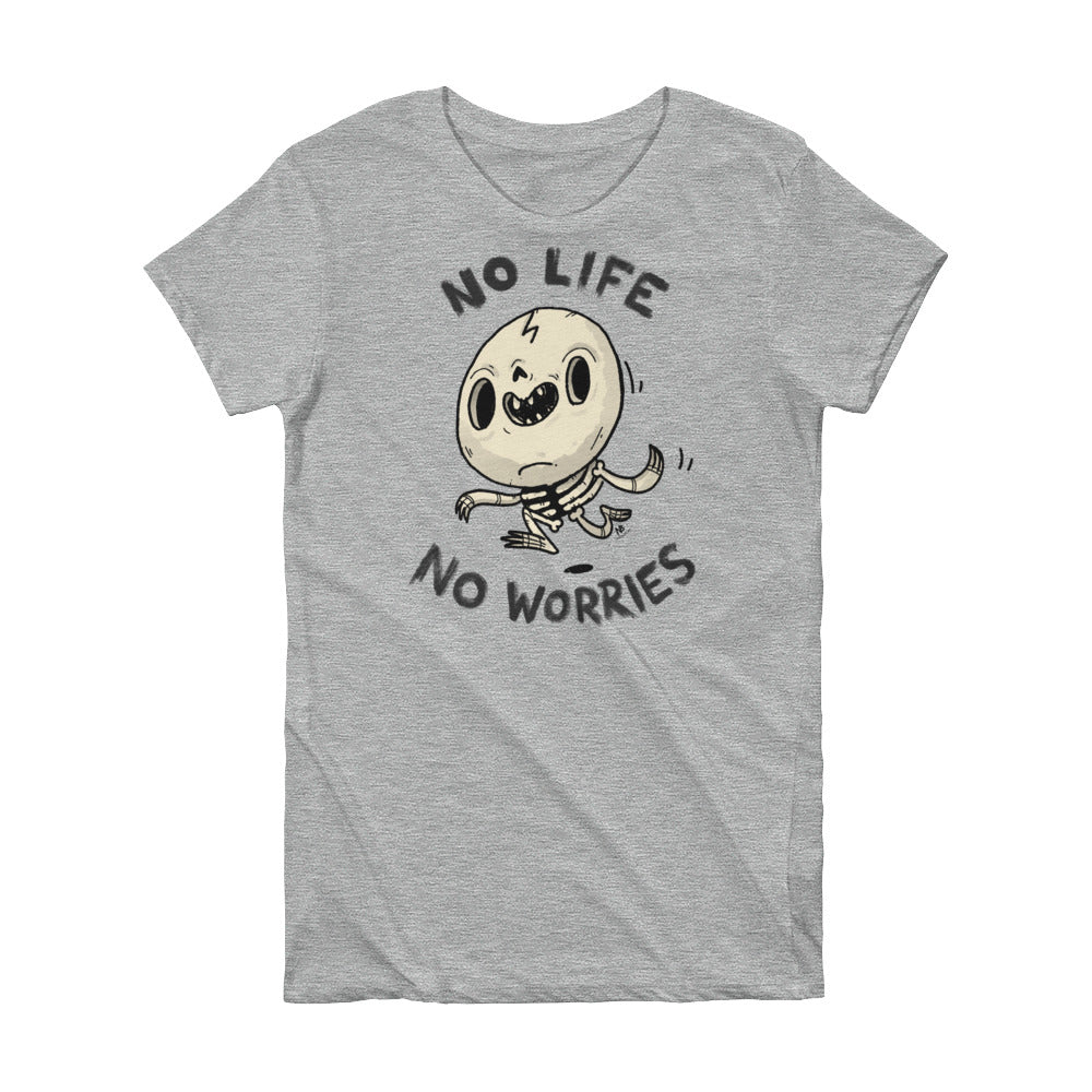 No life, No Worries - Short Sleeve Women's T-shirt