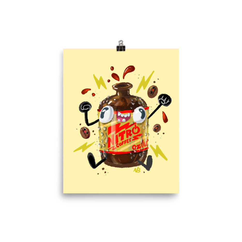 Nitro Coffee - Matte Print Art Poster