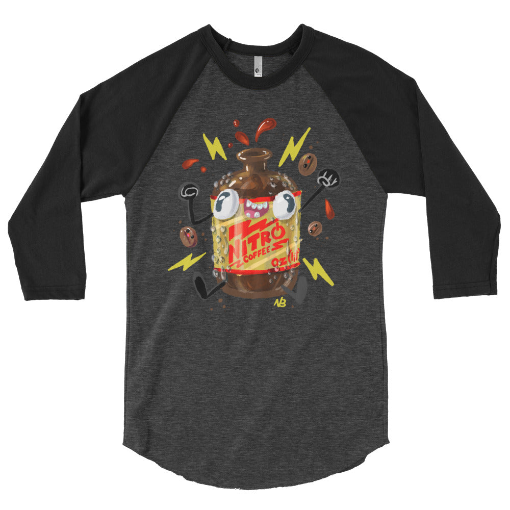 Nitro Coffee - 3/4 sleeve raglan shirt