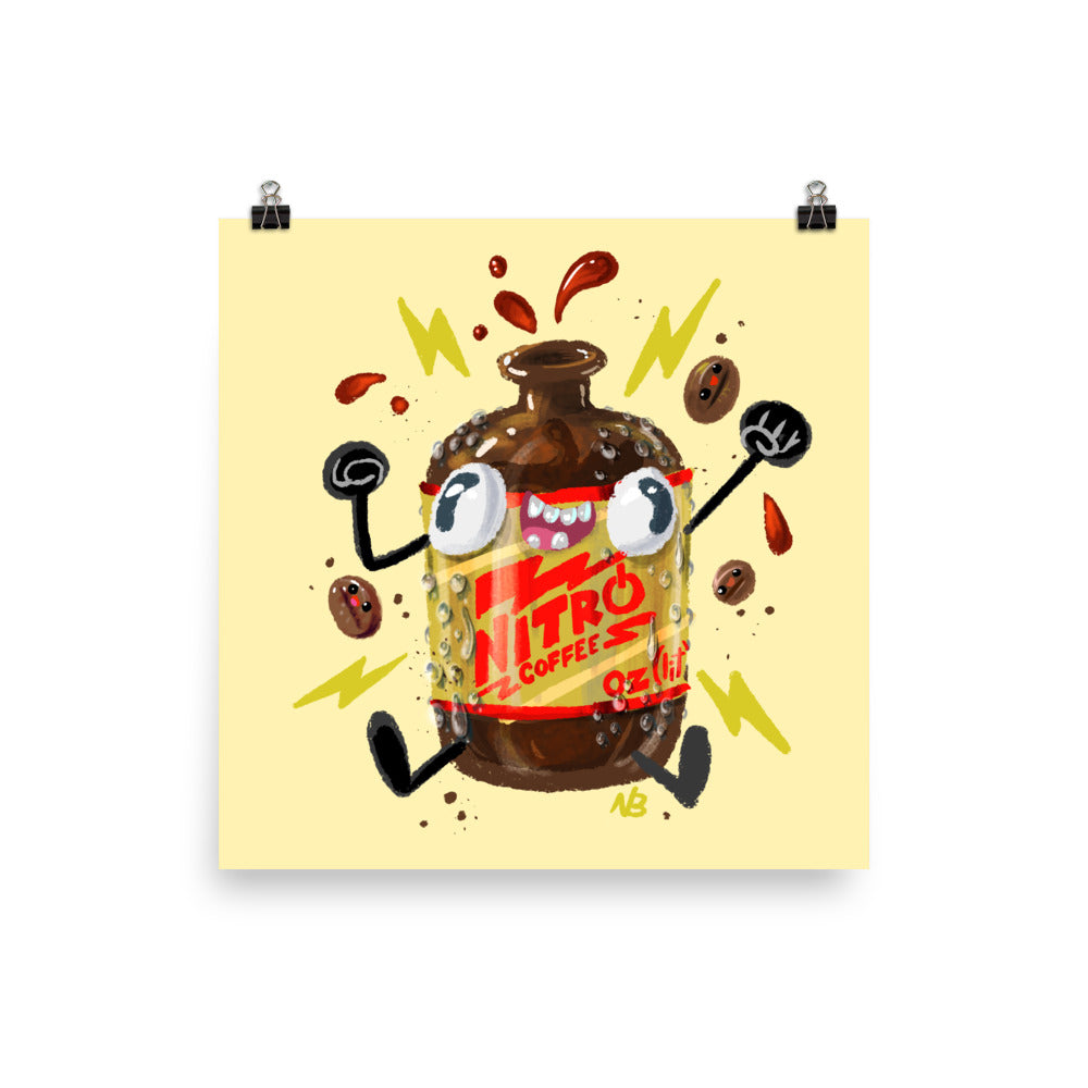 Nitro Coffee - Matte Print Art Poster