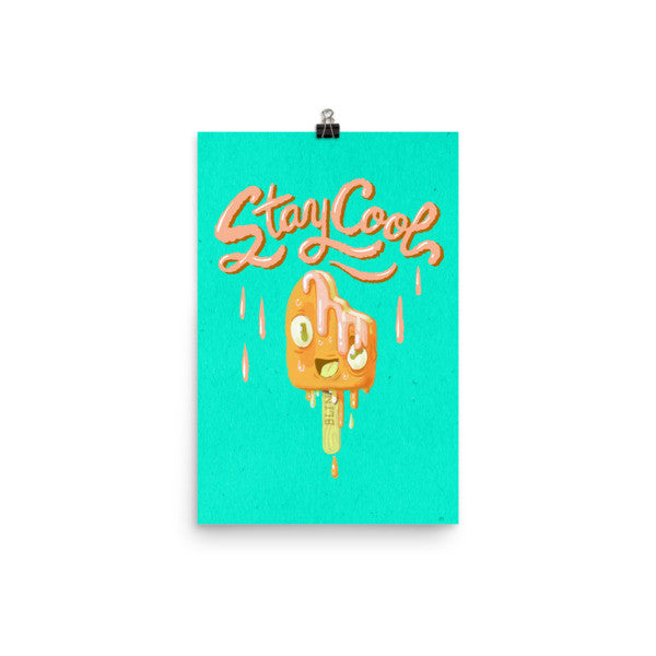 Stay Cool Popsicle (Orange Cream Variant) - Poster