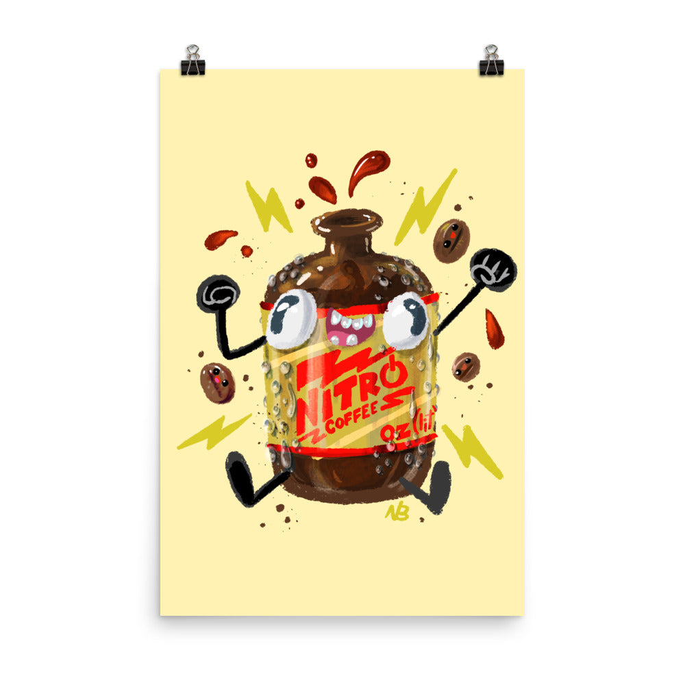 Nitro Coffee - Matte Print Art Poster