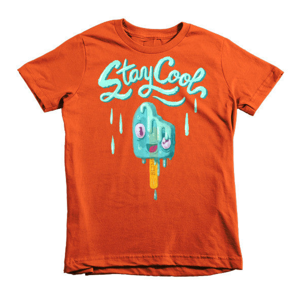 Stay Cool (Melting Popsicle) - Short sleeve kids t-shirt
