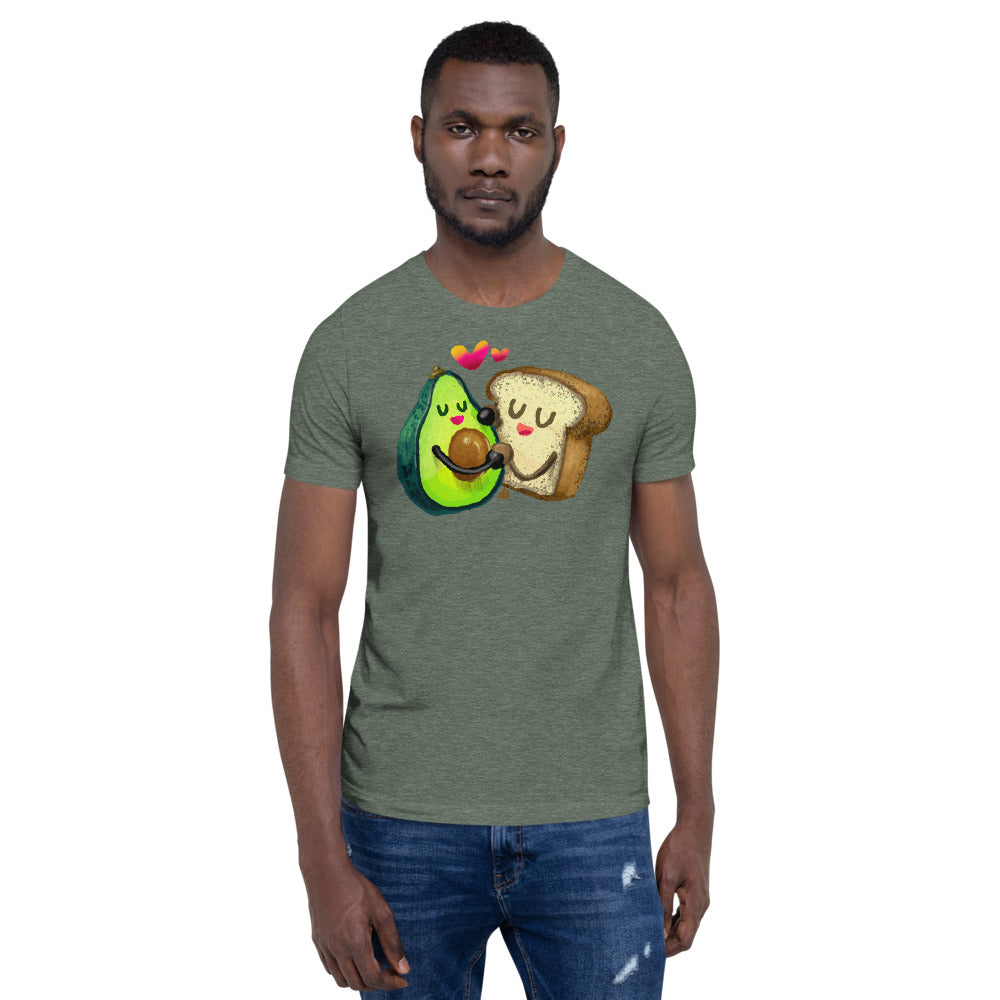 Avocado Toast Love - Short-Sleeve Unisex T-Shirt
