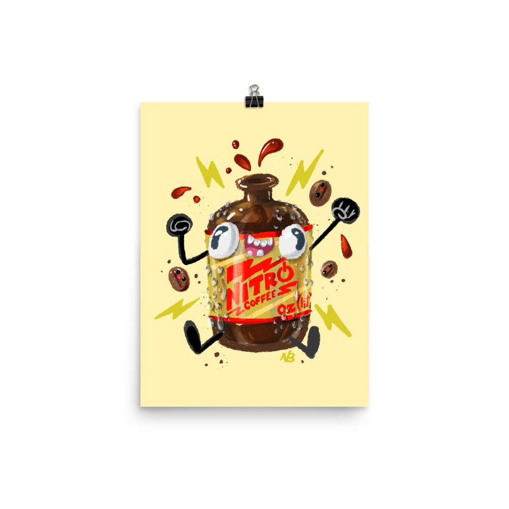 Nitro Coffee - Matte Print Art Poster