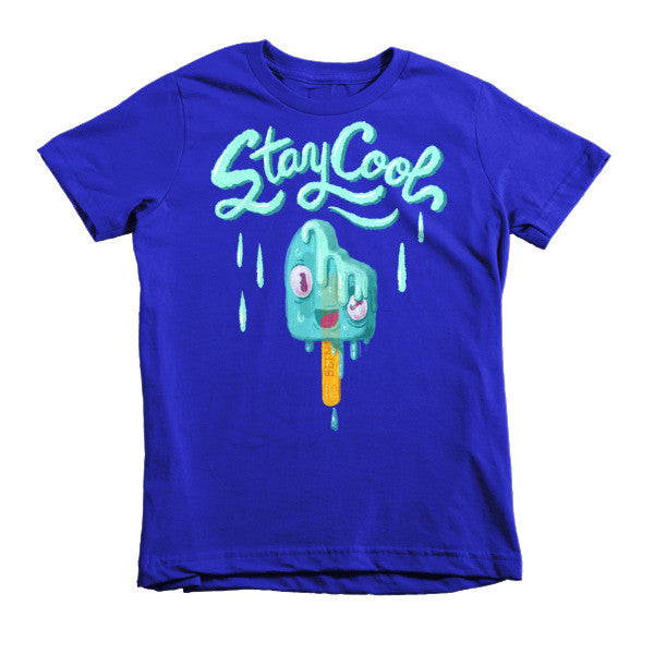 Stay Cool (Melting Popsicle) - Short sleeve kids t-shirt
