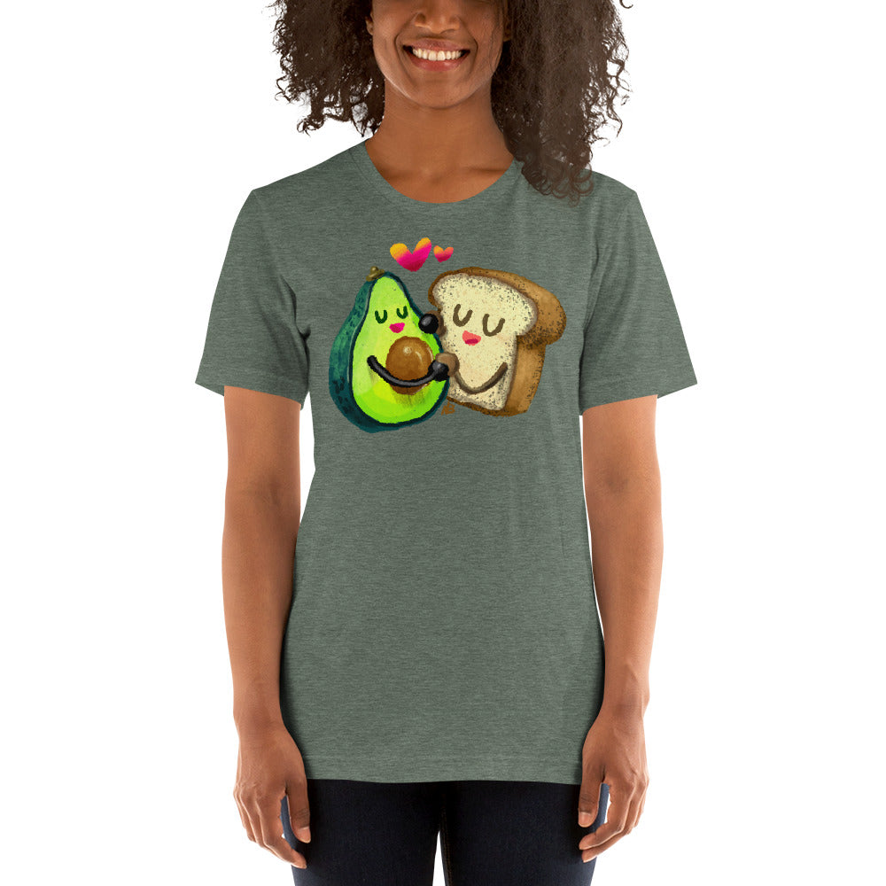 Avocado Toast Love - Short-Sleeve Unisex T-Shirt