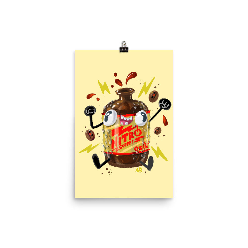 Nitro Coffee - Matte Print Art Poster