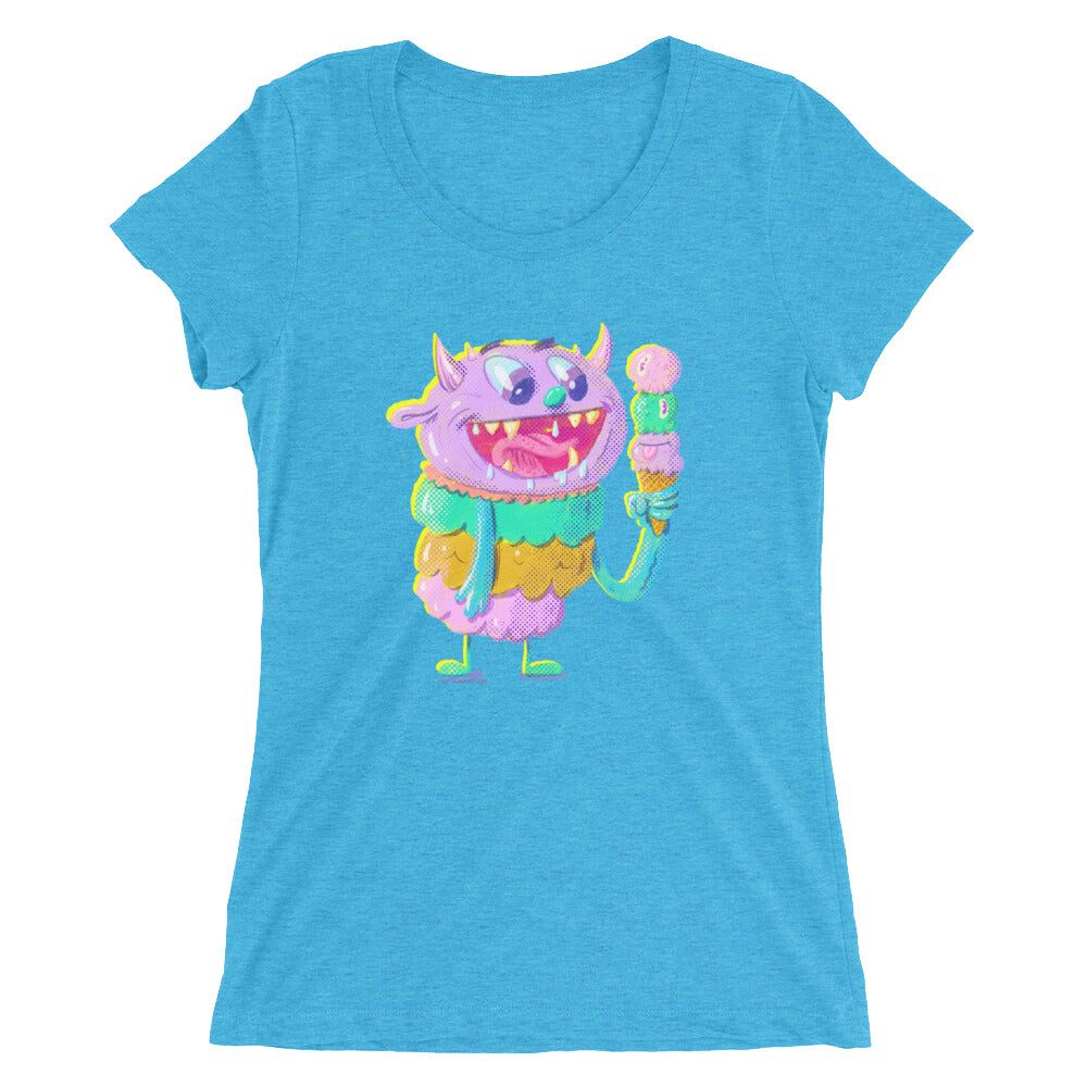 Ice Cream Monster - Ladies' short sleeve t-shirt