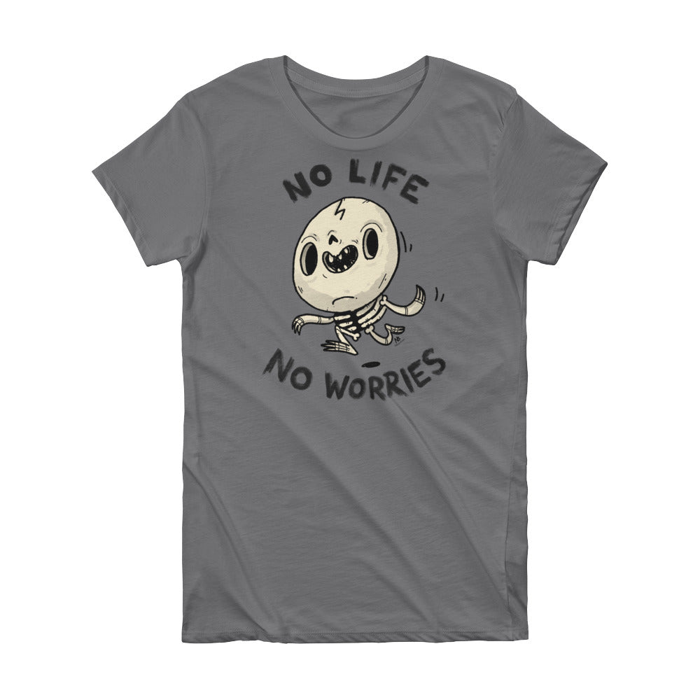 No life, No Worries - Short Sleeve Women's T-shirt