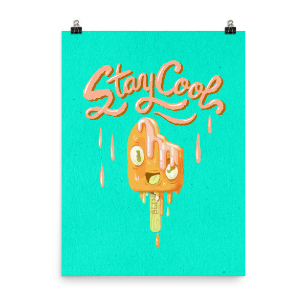 Stay Cool Popsicle (Orange Cream Variant) - Poster