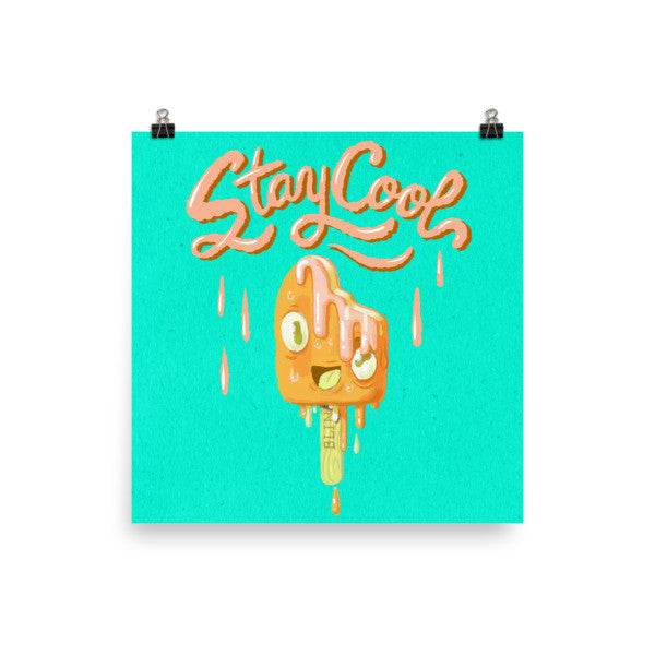 Stay Cool Popsicle (Orange Cream Variant) - Poster