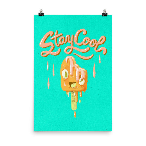 Stay Cool Popsicle (Orange Cream Variant) - Poster