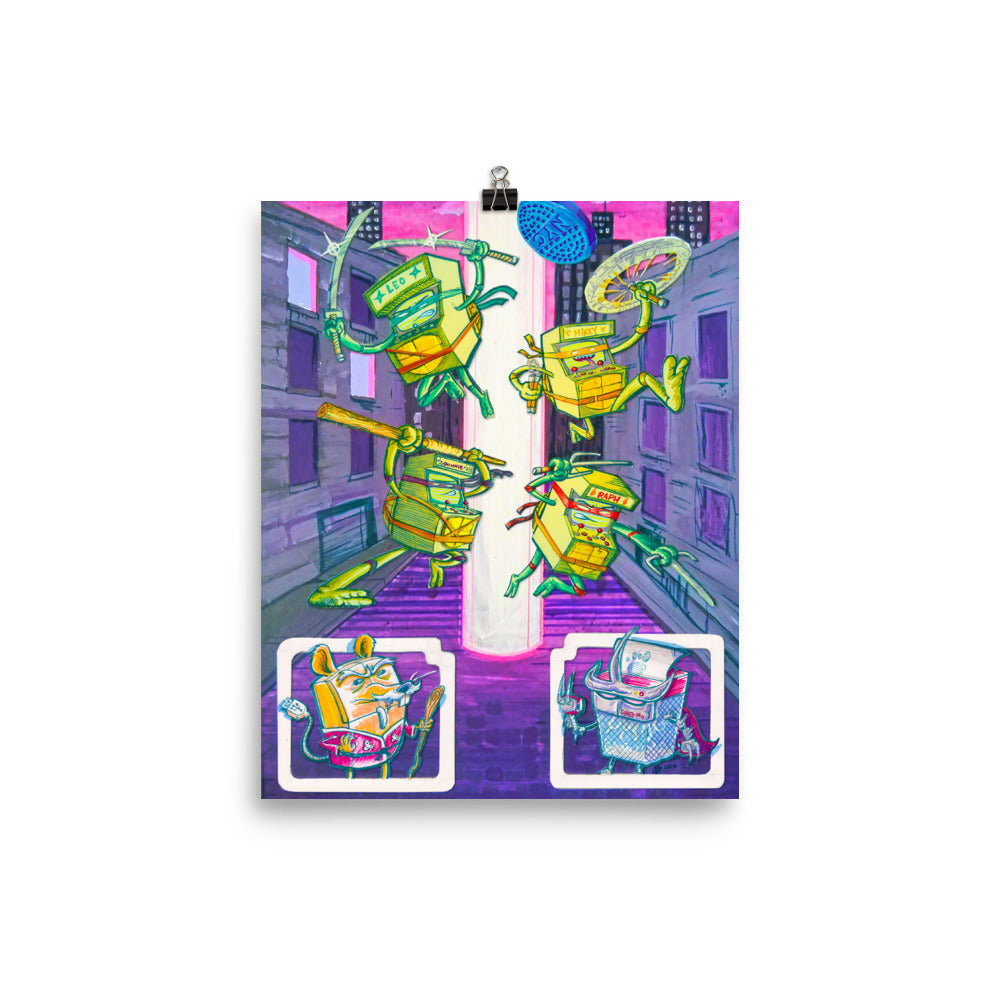Turtle Arcade Games Poster