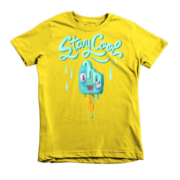 Stay Cool (Melting Popsicle) - Short sleeve kids t-shirt