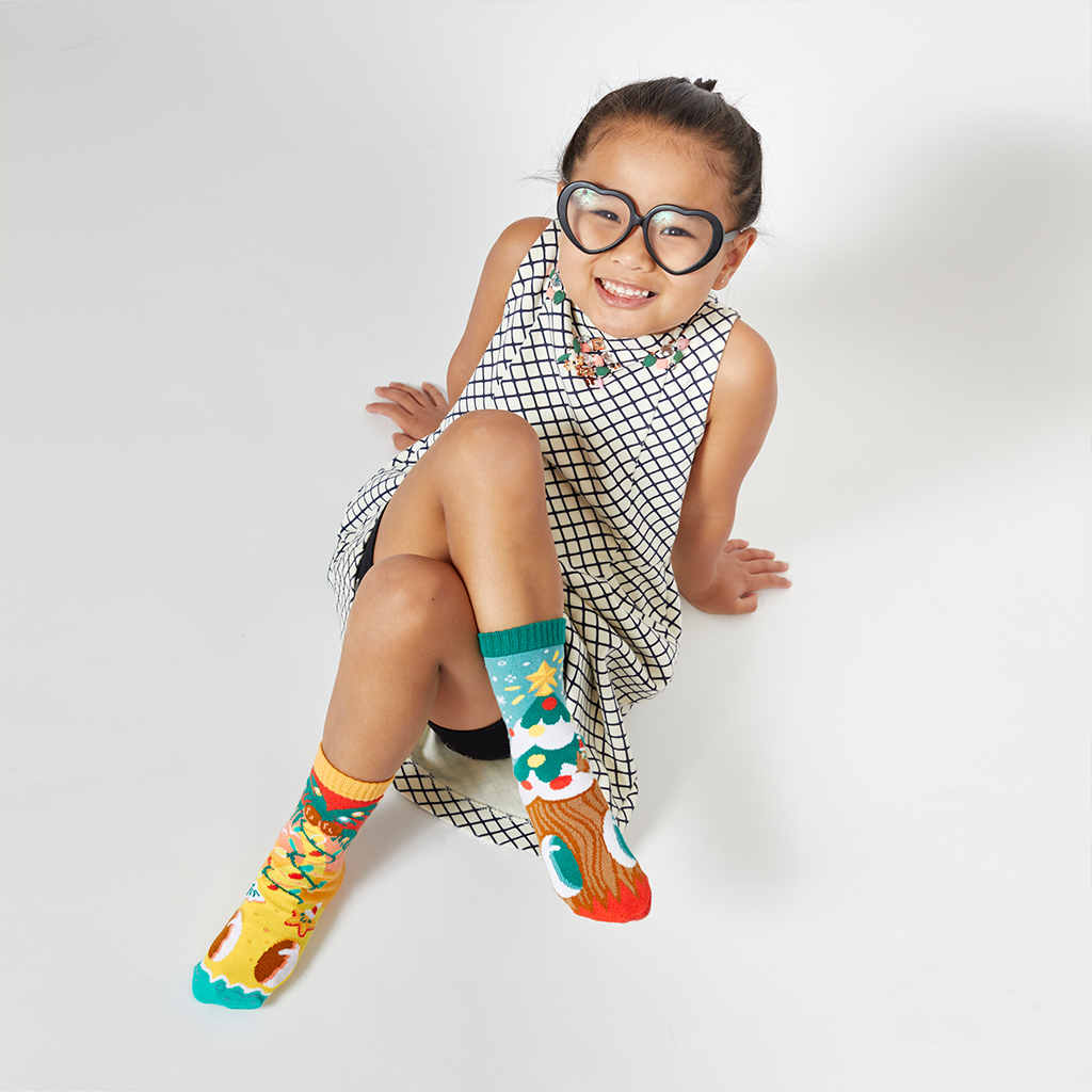 Piney and Coco - Kids Xmas Socks by Pals Socks