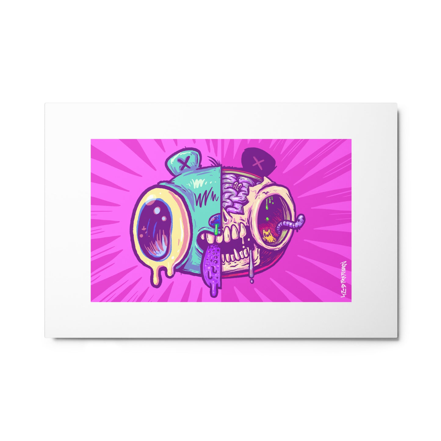 BEARBRAINS X-Ray Split - Metal prints