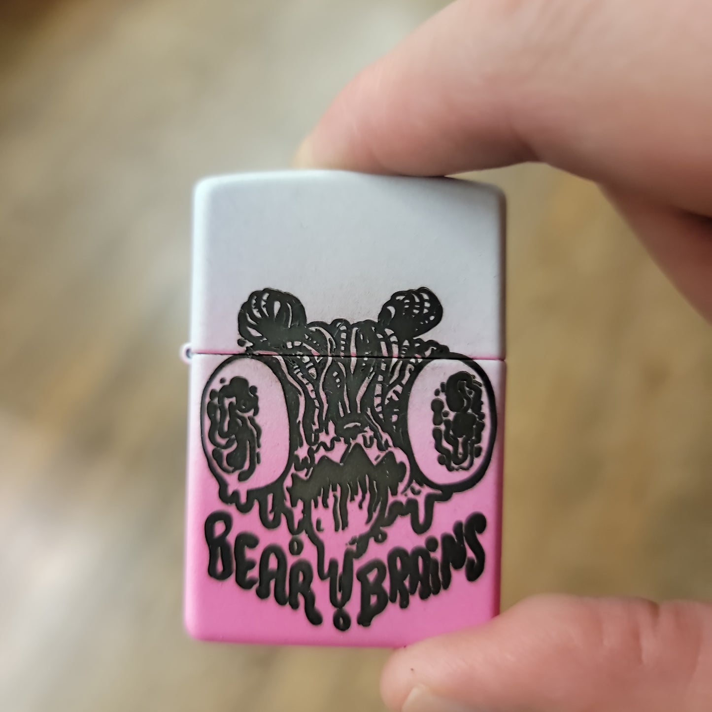 BEARBRAINS - Etched Zippo Lighter