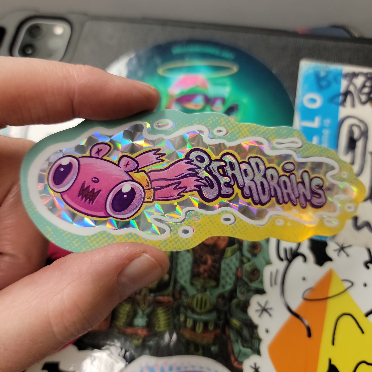 BEARBRAINS Flight - Prismatic Sticker