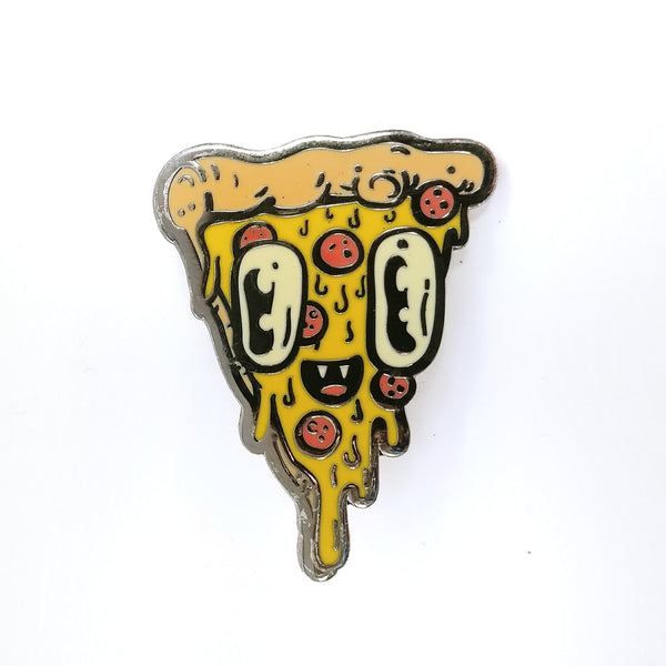 Pizza Face Pin