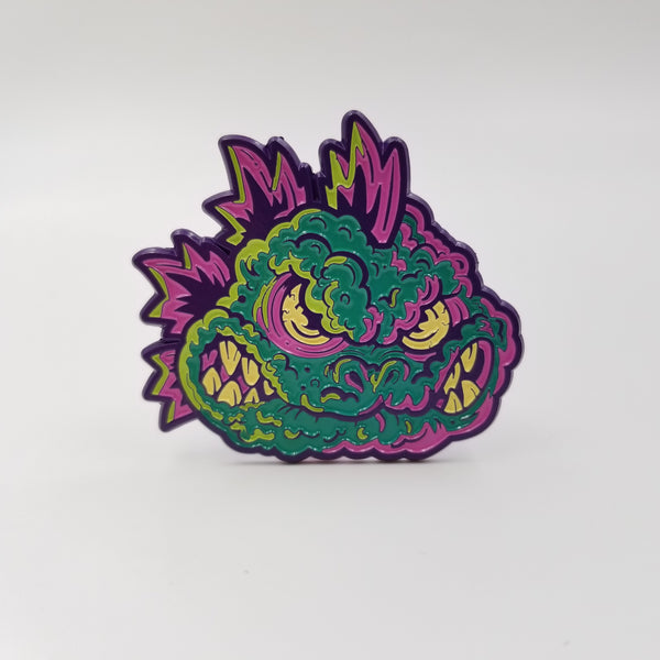 Zilla Kaiju Monster - Purple Metal Enamel Pin