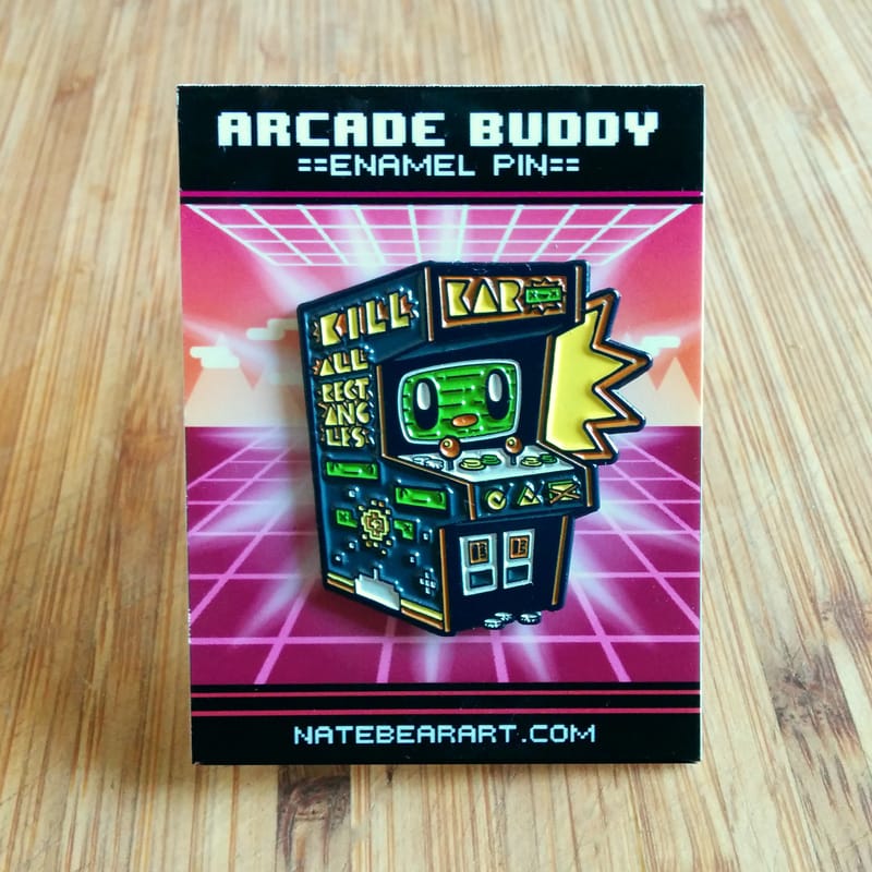 Arcade Machine Buddy Enamel Pin