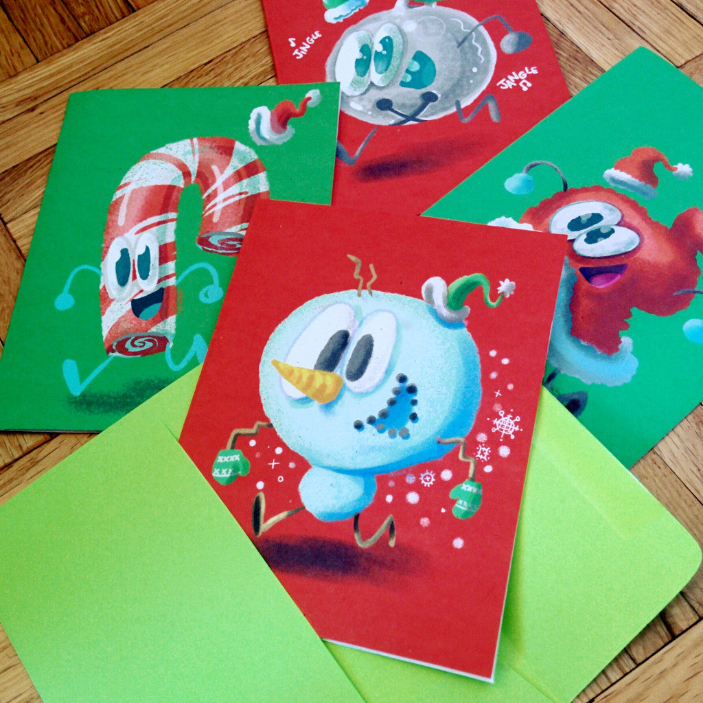 Hat-py Holiday Card Set