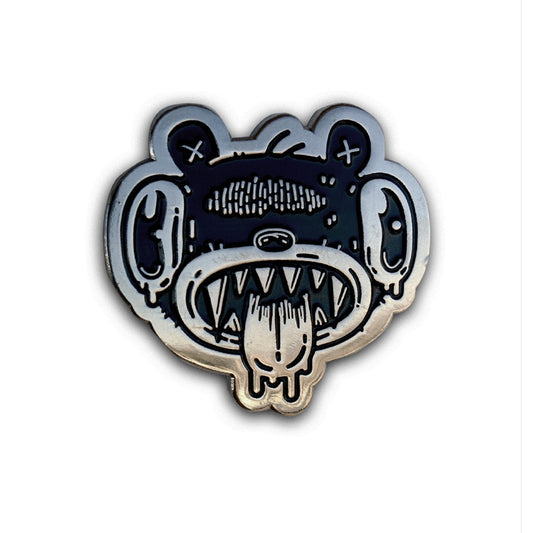 Noodle Bear Enamel Pin