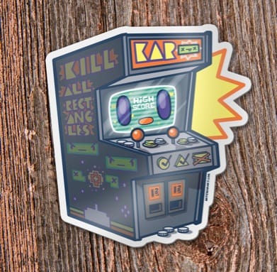 Arcade Machine Sticker