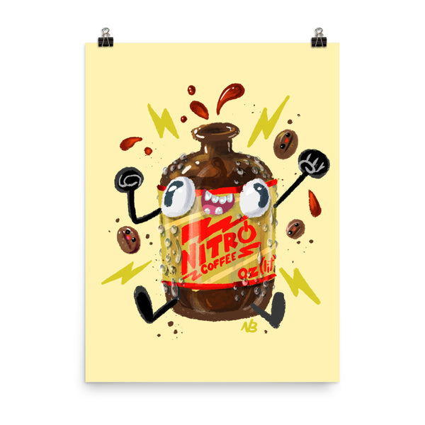 Nitro Coffee - Matte Print Art Poster
