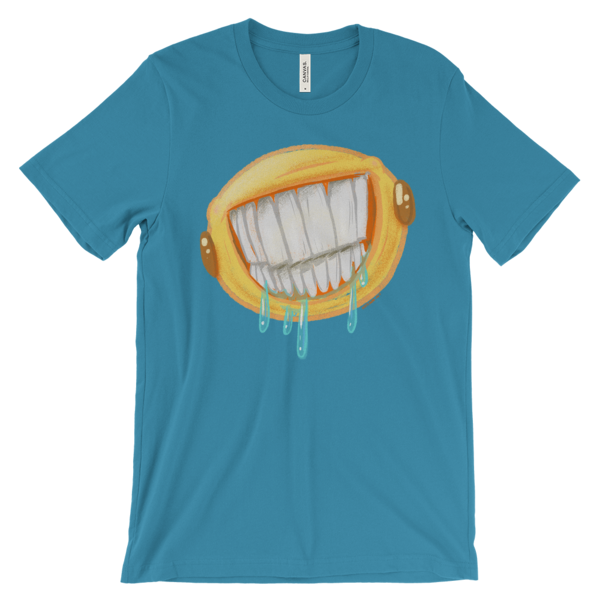 Am I Smiling Enough For You? - Emoji Unisex short sleeve t-shirt