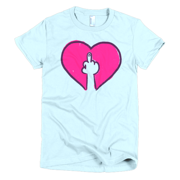 F#©% OFF ...with Love — Short sleeve women's t-shirt