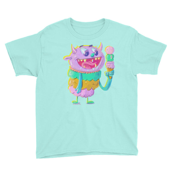 Ice Cream Monster - Youth Short Sleeve T-Shirt